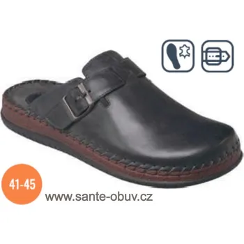 Dámská zdravotní obuv SANTÉ CB/19100 NERO pantofel vel.39-47, --- - 45