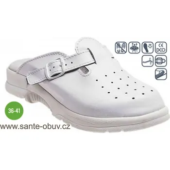 Dámská zdravotní obuv SANTÉ N/517/37/10 BÍLÁ zdravotní PRACOVNÍ pantofel , bílá - 42