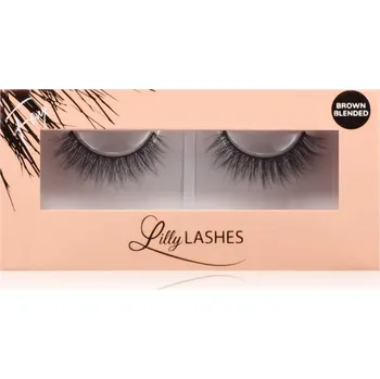 Umělé řasy Lilly Lashes Everyday Faux Mink Brown Blended umělé řasy typ Undressed 1 pár