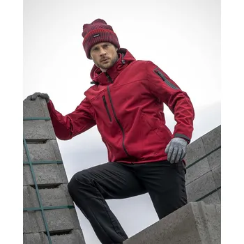 Zimní softshellová bunda ARDON®SPIRIT červená L červené odstíny 3XL