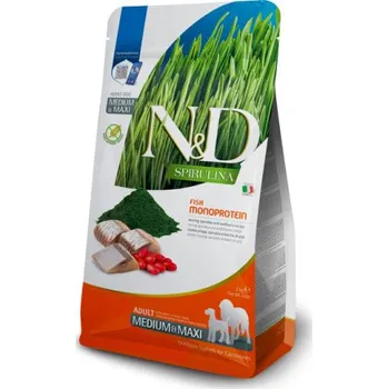 Krmivo pro psa N&D SPIRULINA DOG Adult M/L Herring & Wolfberry 7kg + CashBack 78 Kč