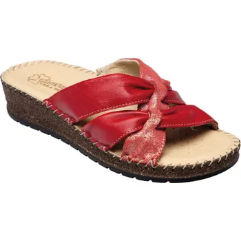 Dámská zdravotní obuv SANTÉ GI/500464 ČERVENÁ vycházková obuv, červená - 36