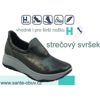 Dámská zdravotní obuv SANTÉ IC/656330 GRIGIO vych. obuv, SANTÉ IC/656330 GRIGIO