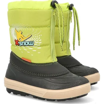 Pánská zimní obuv DEMAR sněhule KENNY 2 ND X-SNOW 1532 světle zelená vel.30-35, --- - 32-33