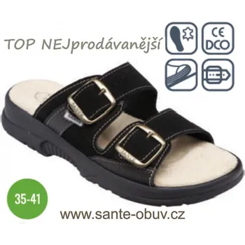 Dámská zdravotní obuv SANTÉ N/517/33/68/CP zdravotní pantofel černá, černá - 42