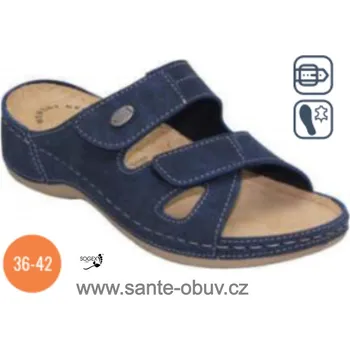 Dámská zdravotní obuv SANTÉ SG/305 BLU pantofel vel. 36-42, --- - 37
