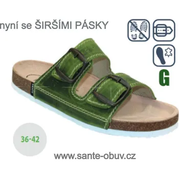 Dámská zdravotní obuv SANTÉ D/21N/92/BP KIWI pantofel vel.36-42, --- - 39