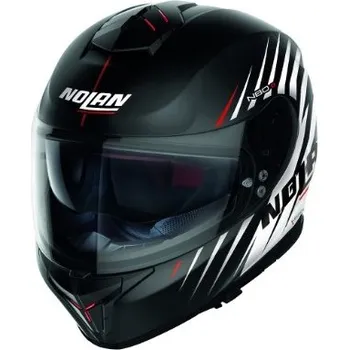 Auto-moto Moto helma Nolan N80-8 Kosmos N-com Flat Black 64, XXL