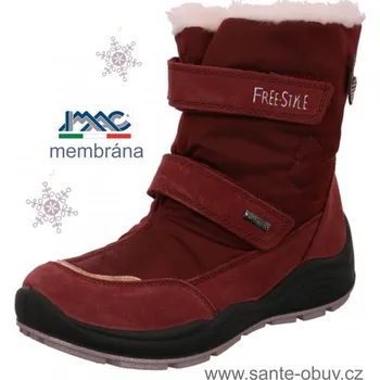 Dámská zdravotní obuv SANTÉ IC/631118 CREMISI zimní obuv vel.31-35, --- - 35