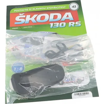 autíčko DeAgostini Škoda 130 RS 1:8 - časopis #43 se stavebnicí Škoda 130 RS 1:8 - časopis #43 se stavebnicí