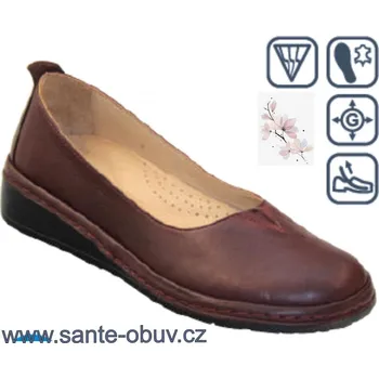 Dámská zdravotní obuv SANTÉ AZ/4136 BORDO vych. obuv vel.37-43, --- - 37