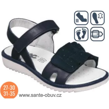 Dámská zdravotní obuv SANTÉ IC/731110 BLU vych. obuv vel.27-30, --- - 28