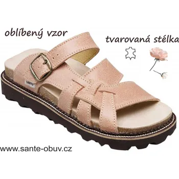 Dámská zdravotní obuv SANTÉ N/560/91/49 zdravotní pantofel lososová, lososová - 41