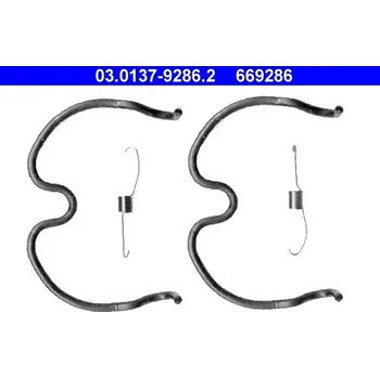 Brzdová čelist Sada příslušenství, brzdové čelisti ATE 03.0137-9286.2