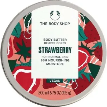Tělové mléko The Body Shop Tělové máslo pro normální pokožku Strawberry (Body Butter) 200 ml + 2 měsíce na vrácení zboží