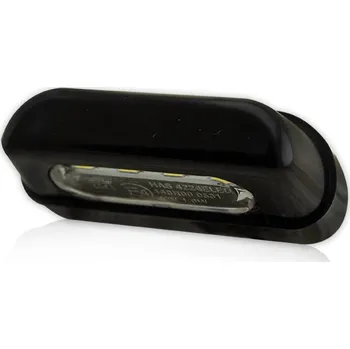 Osvětlení SPZ HSM Osvětlení SPZ Zest, černé, ABS, vzdálenost šroubů 45 mm