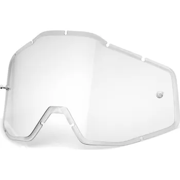 Motocyklové brýle 100percent náhradní plexi pro brýle 100% Injected Racecraft/Accuri/Strata čiré, Anti-fog