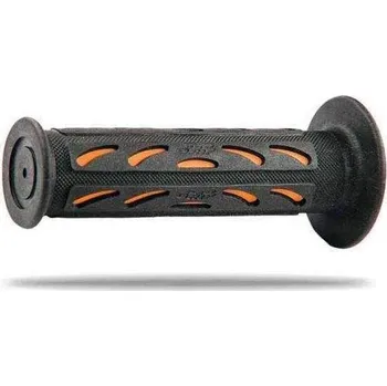 PROGRIP gumové gripy rukojetí PG724 ROAD (22+25mm, délka 125mm) barva černá/oranžová (dvou