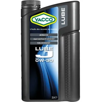 Autodíl Motorový olej YACCO Lube J 0W-30, 2L