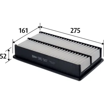 Vzduchový filtr Vzduchový filtr VALEO 585587
