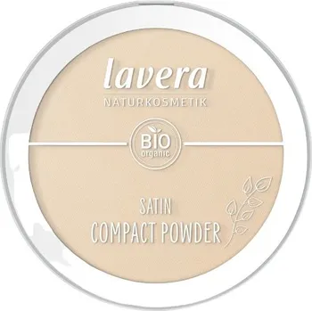 Pudr Lavera Kompaktní pudr Satin (Compact Powder) 9,5 g 02 Medium + 2 měsíce na vrácení zboží