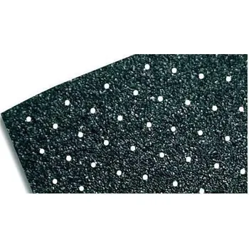 Samolepicí dekorace na vozidlo BLACKBIRD sada ochranných nálepek protiskluzových s otvory (2 ks, 47x33cm) barva černá