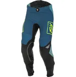 FLY RACING LITE 2022 kalhoty šedé/tyrkysové/hi-vis, 34