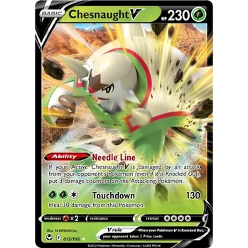 Karetní hra Chesnaught V 015/195 - Silver Tempest