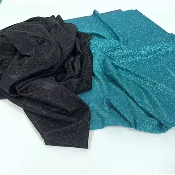 Společenský úplet Fancy Černý (E) (Příjemný třpytivý úplet)