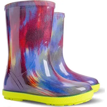 Dívčí holínky DEMAR dětské holínky Hawai 0048 AF batika vel.20-27, AF batika - 24-25