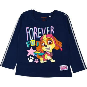 Dívčí tričko TRIKO TLAPKOVÁ PATROLA Skye (tmavě modré) Velikost: 8