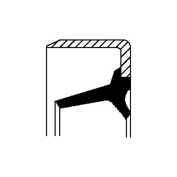 Těsnění motoru Těsnicí kroužek hřídele, hřídel převodovky CORTECO 01033944B