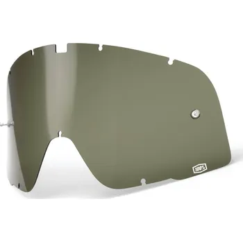 Motocyklové brýle 100percent náhradní plexi pro brýle 100% Barstow Dalloz olive zelené