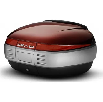 Motodoplněk Shad Vrchní kufr na motorku s barevným krytem SH50 červená
