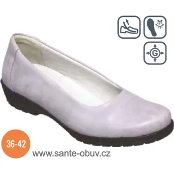 Dámská zdravotní obuv SANTÉ CS/8032 IVORY vych. obuv vel.36-42, lila - 37