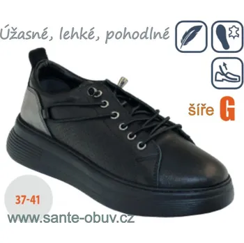 Dámská zdravotní obuv SANTÉ AZ/7060 BLACK vych. obuv vel.37-41, --- - 37