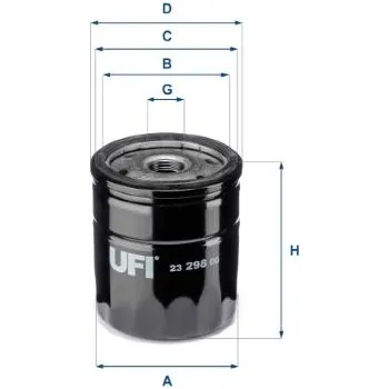 Olejový filtr Olejový filtr UFI 23.298.00