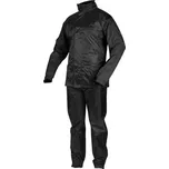 Nepromokavá kombinéza Rebelhorn Rain Black, černá kombinéza do deště, velikost XXL