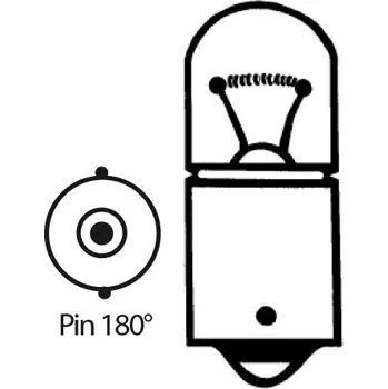 Osvětlení pro motocykl HSM Žárovka 12V3W, Ba9s, Pin 180° O=9x23mm