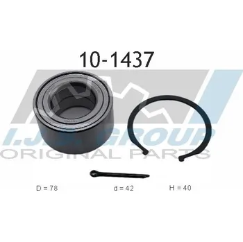 Sada ložisek kol IJS GROUP 10-1437