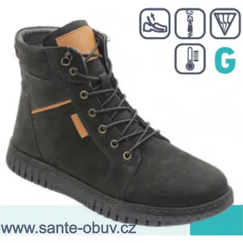 Dámská zdravotní obuv SANTÉ AZ/4031 BLACK vych. obuv vel.37-41, --- - 38
