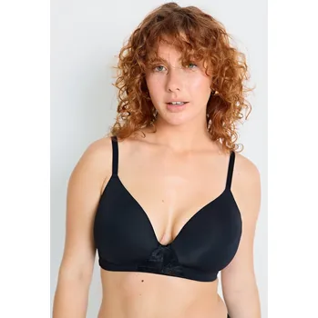 Podprsenka Dorina Michelle vyztužená podprsenka bez kostic černá - DORBK0001/černá / 75 / D DOR1J069-BK0001