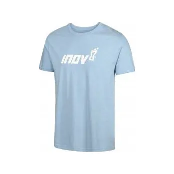 Pánské tričko Inov-8 COTTON TEE "INOV-8" M light blue XL; Modrá triko