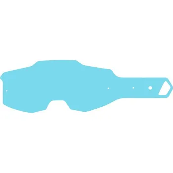 Motocyklové brýle 100percent strhávací slídy plexi pro brýle 100% řady ARMEGA, Q-TECH 50 vrstev v balení, čiré