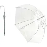 Teddies Deštník průhledný bílý - 82 cm