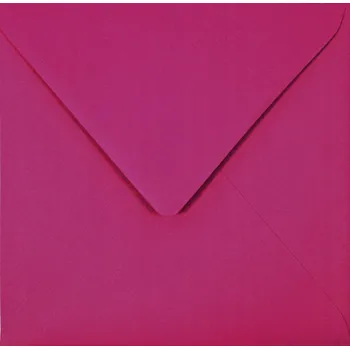 Obálka Ozdobné hladké čtvercové obálky Malmero Bougainvillee, světle růžové - 25 Ks.