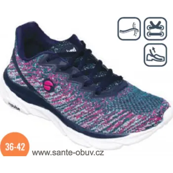 Dámská zdravotní obuv SANTÉ LY/543 MARINHO-PINK vycházková obuv vel.36-42 , --- - 41