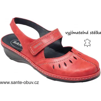 Dámská zdravotní obuv SANTÉ CS/0942 RUBY zdravotní obuv červená, červená - 41