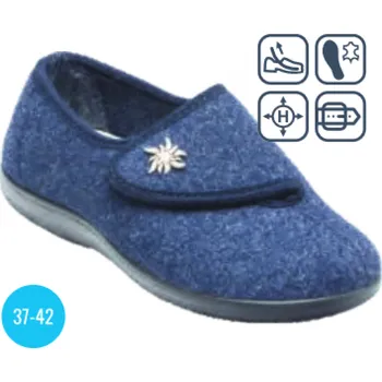 Dámská zdravotní obuv SANTÉ PO/6126 BLU domácí obuv, modrá - 37