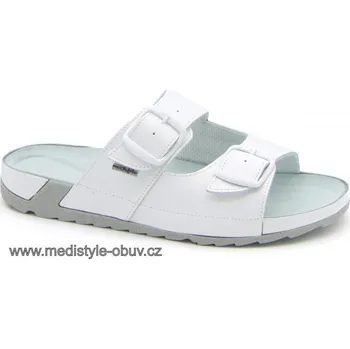 Pánská zdravotní obuv MEDISTYLE ERIK 5E-J11 pantofel bílý, --- - 43